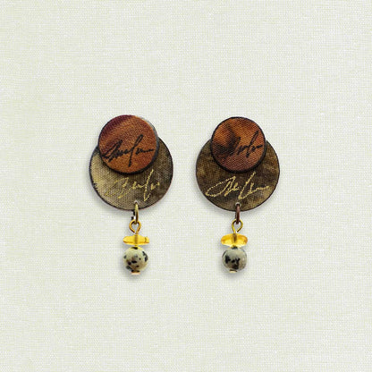 PETITE ROUND POST EARRINGS- Earth Collection